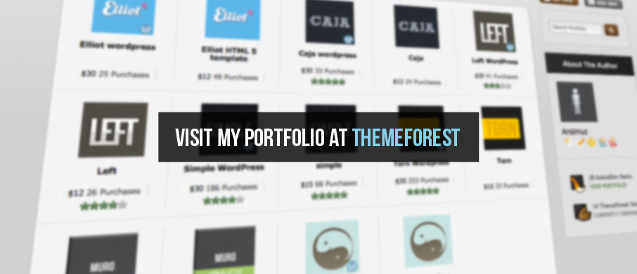 Support the freebies buying high quality premium themes from my portfolio at themeforest 呼死TA